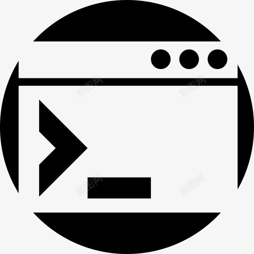 浏览器控制台代码编码图标svg_新图网 https://ixintu.com web web负空间 代码 开发 浏览器控制台 编码