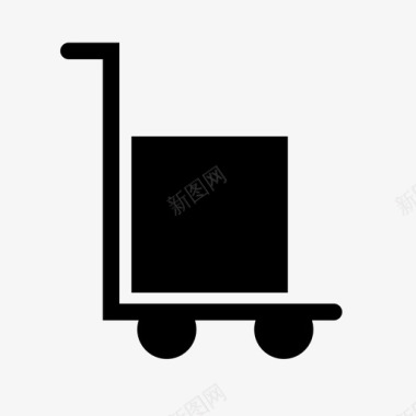 送货商务包装图标图标