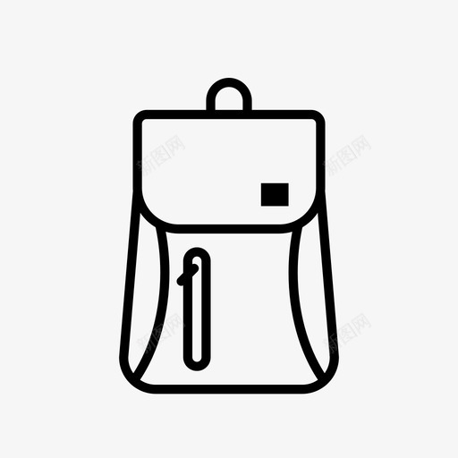 背包包户外图标svg_新图网 https://ixintu.com 包 学校 户外 旅行 背包