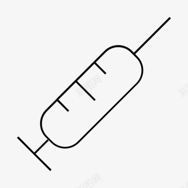 注射器注射图标图标