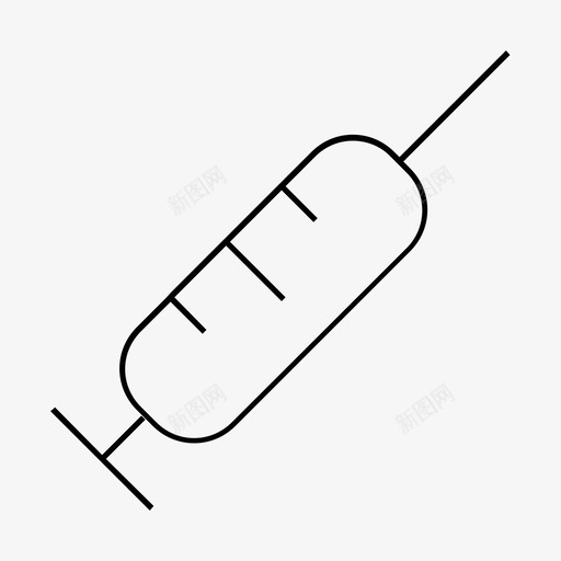 注射器注射图标svg_新图网 https://ixintu.com 注射 注射器