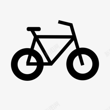自行车交通工具图标图标