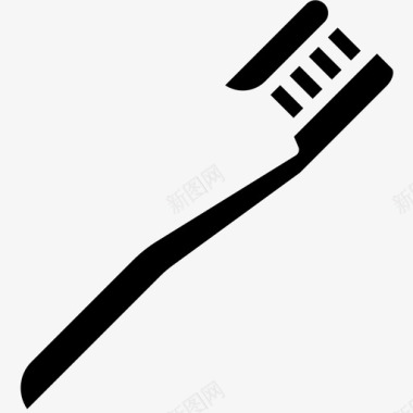 牙刷浴室牙科图标图标