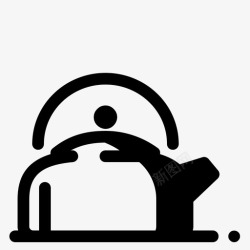 野营logo水壶野营茶图标高清图片