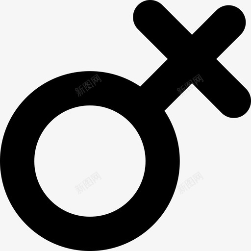女性性别象征形状圣瓦伦丁图标svg_新图网 https://ixintu.com 圣瓦伦丁 女性性别象征 形状
