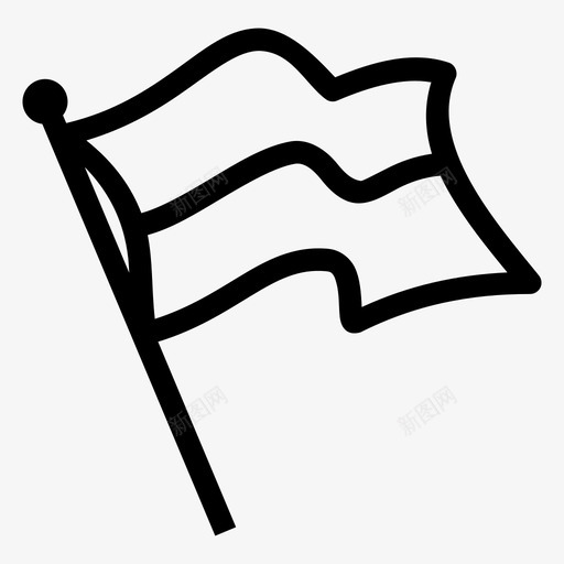 国旗国旗国旗杆图标svg_新图网 https://ixintu.com 印尼国旗 国旗 国旗国 旗杆