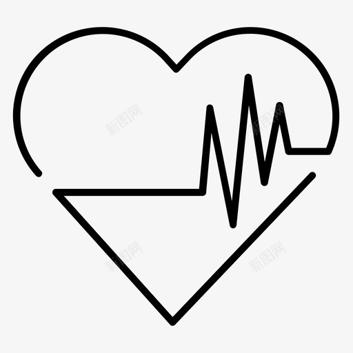 心跳心跳骤停心脏病学图标svg_新图网 https://ixintu.com 冠状动脉 医学 心脏健康 心脏病发作 心脏病学 心跳 心跳骤停