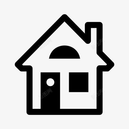 住宅建筑师建筑图标svg_新图网 https://ixintu.com 住宅 建筑 建筑师 房屋 结构