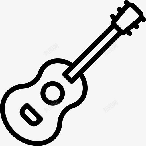 吉他儿童乐器图标svg_新图网 https://ixintu.com 乐器 儿童 吉他 玩具 玩具提纲