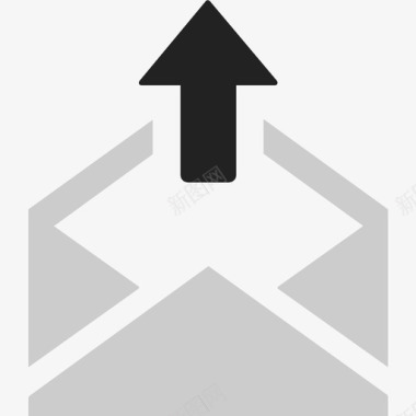 上传电子邮件文件信封图标图标