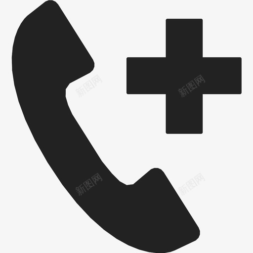 添加电话名呼叫通话图标svg_新图网 https://ixintu.com 呼叫 添加电话名 通话