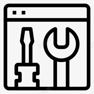齿轮发展优化图标图标