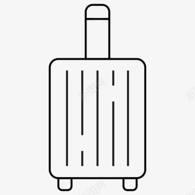 行李袋手提箱旅行图标图标