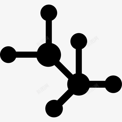 分子构型细胞制造图标svg_新图网 https://ixintu.com 分子构型 制造 科学技术符号集 细胞 结构