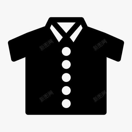 衬衫衣服时装图标svg_新图网 https://ixintu.com 时装 衣服 衬衫