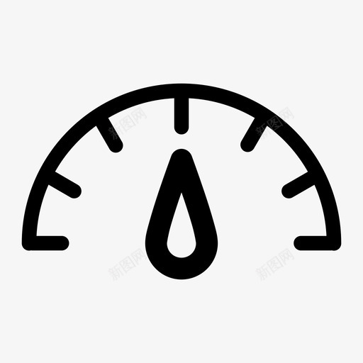 表半煤气表表计图标svg_新图网 https://ixintu.com 指示器 煤气表 表半 表计 速度表