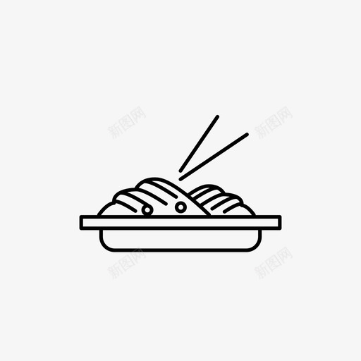 面条中餐筷子图标svg_新图网 https://ixintu.com 中餐 拉面 筷子 面条 食物