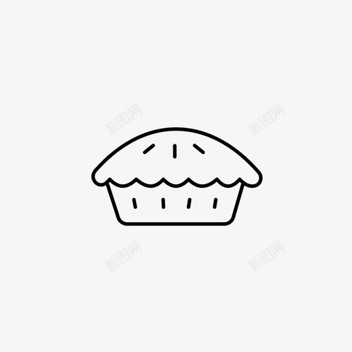 派烘焙面包店图标svg_新图网 https://ixintu.com 派 烘焙 甜点 蛋糕 面包店 食物