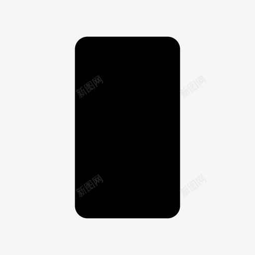 手机触摸基本轮廓图标svg_新图网 https://ixintu.com 基本轮廓 手机 触摸