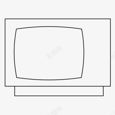 电视娱乐监视器图标图标