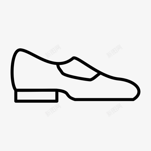 正装鞋时装鞋图标svg_新图网 https://ixintu.com 时装 正装鞋 鞋