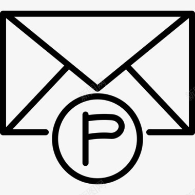 标志电子邮件标志消息电子邮件应用程序图标图标