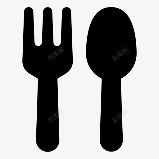 勺子和叉子叉子勺monotravel图标svg_新图网 https://ixintu.com monotravel 勺子和叉子 叉子勺