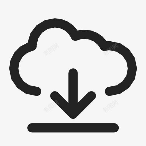 从云端用户界面图标呈圆形svg_新图网 https://ixintu.com 从云端下载 用户界面图标呈圆形