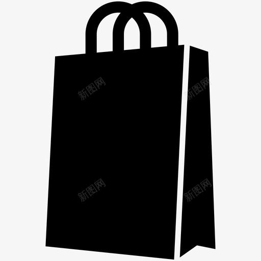 纸袋购买商店图标svg_新图网 https://ixintu.com 商店 纸袋 购买