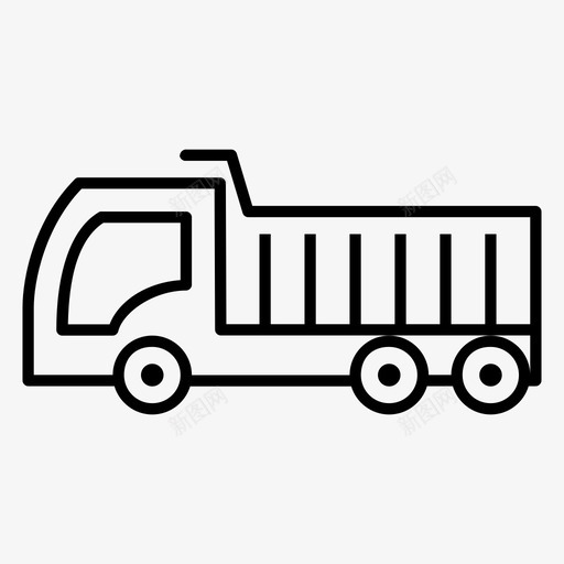 卡车自卸卡车物流图标svg_新图网 https://ixintu.com 卡车 卡车运输 物流 自卸卡车 车辆 运输