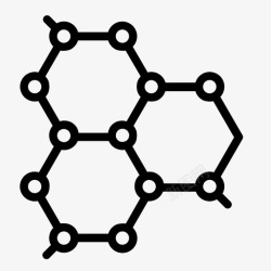 科学集合分子生物化学图标高清图片