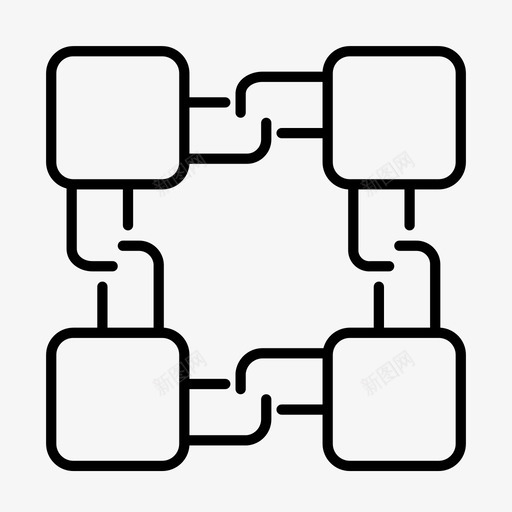 区块链比特币加密货币图标svg_新图网 https://ixintu.com 交易 加密货币 区块链 比特币