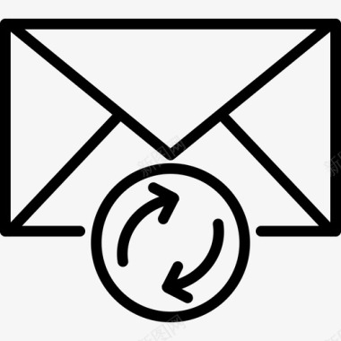 电子邮件加载重新加载电子邮件电子邮件应用程序图标图标