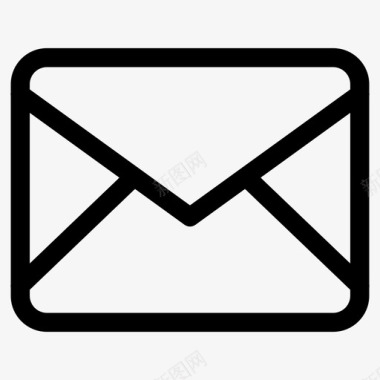 邮件信封基本用户界面图标图标