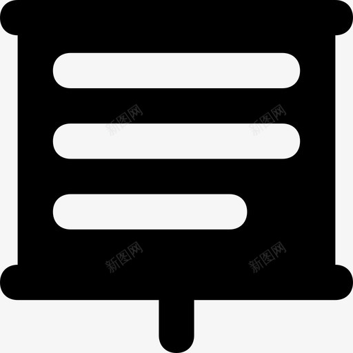 挂图标课堂讲座svg_新图网 https://ixintu.com 挂图矢量图标 搜索引擎优化和数字营销图标包 演示 研讨会 讲座 课堂