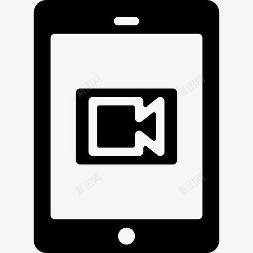 视频平板电脑功能ipad图标svg_新图网 https://ixintu.com ipad 功能 媒体 平板电脑功能固态 视频平板电脑