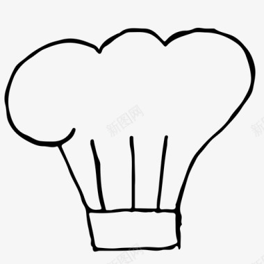 玩具厨师帽食物图标图标