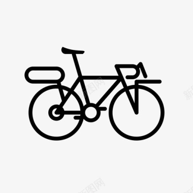 城市自行车自行车固定自行车图标图标
