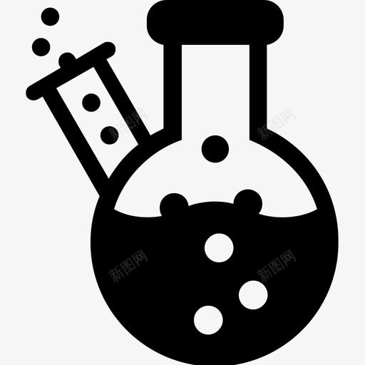 烧瓶锥形瓶实验图标svg_新图网 https://ixintu.com 实验 实验室 烧瓶 科学 科学和技术字形图标集 锥形瓶