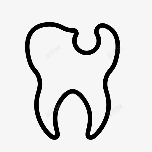 龋齿蛀牙牙医图标svg_新图网 https://ixintu.com 健康 医疗 牙医 牙痛 蛀牙 龋齿