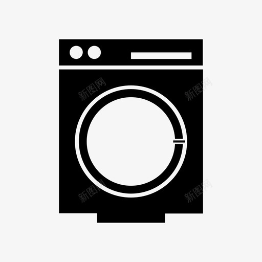 洗衣机电子产品图标svg_新图网 https://ixintu.com 洗衣机 电子产品