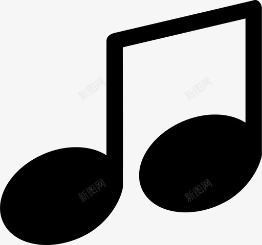 music_note_1187693_easyicon.netsvg_新图网 https://ixintu.com music_note_1187693_easyicon.net