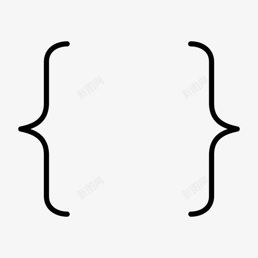 括号括号代码脚本图标svg_新图网 https://ixintu.com 3d打印关闭 括号 括号代码 源代码 脚本