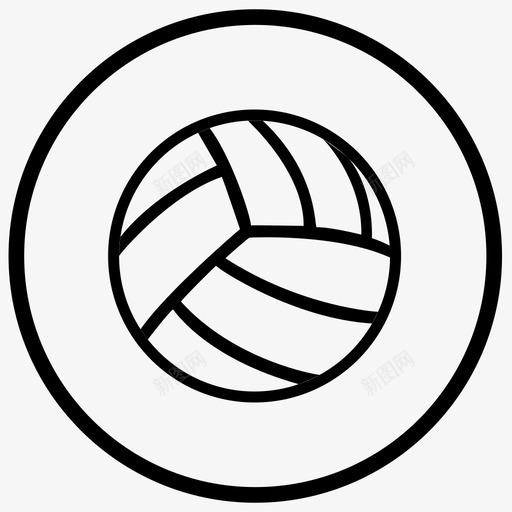 volleyballsvg_新图网 https://ixintu.com volleyball