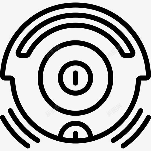 roomba开报警器蜂鸣器图标svg_新图网 https://ixintu.com roomba开 吸尘器 家庭自动化概要 报警器 机器人 蜂鸣器