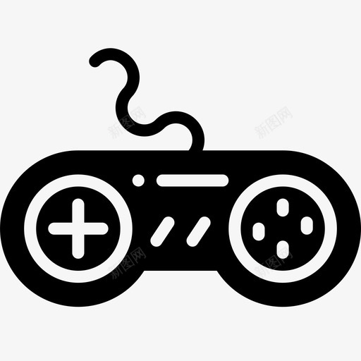 snes控制器游戏gamepad图标svg_新图网 https://ixintu.com gamepad snes控制器 复古技术 游戏