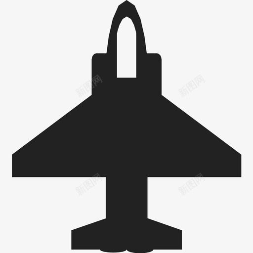 飞机喷气式飞机军用飞机图标svg_新图网 https://ixintu.com 军用飞机 喷气式飞机 飞机