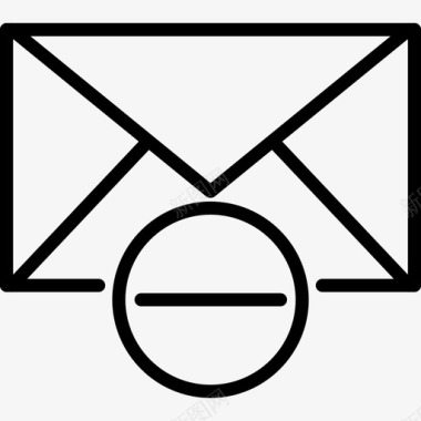 隐藏电子邮件删除电子邮件电子邮件应用程序图标图标