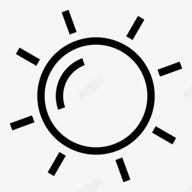 太阳能量假日图标图标