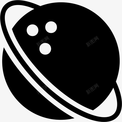 行星轨道土星图标svg_新图网 https://ixintu.com 土星 太阳系 宇宙 科学和技术图标集 行星 轨道